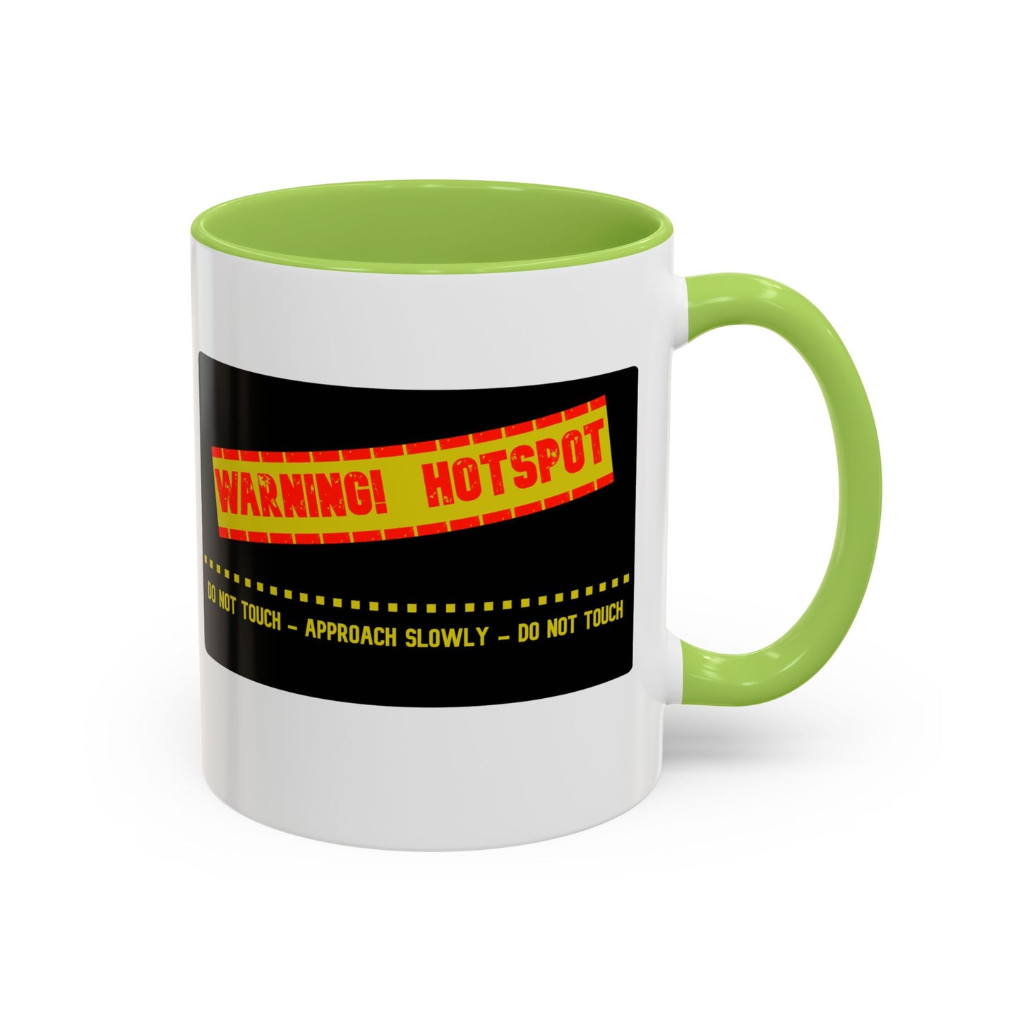 Warning ! Hotspot ! SLA Aviation Accent Coffee Mug (11oz)