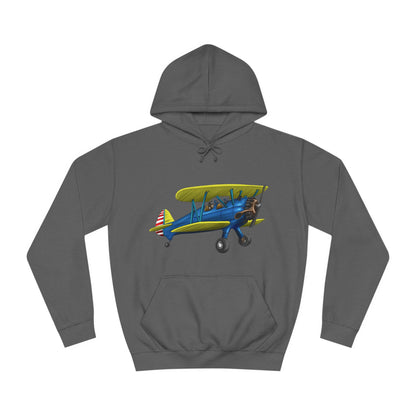 Boeing Stearman Unisex College Hoodie - Funky Aviation