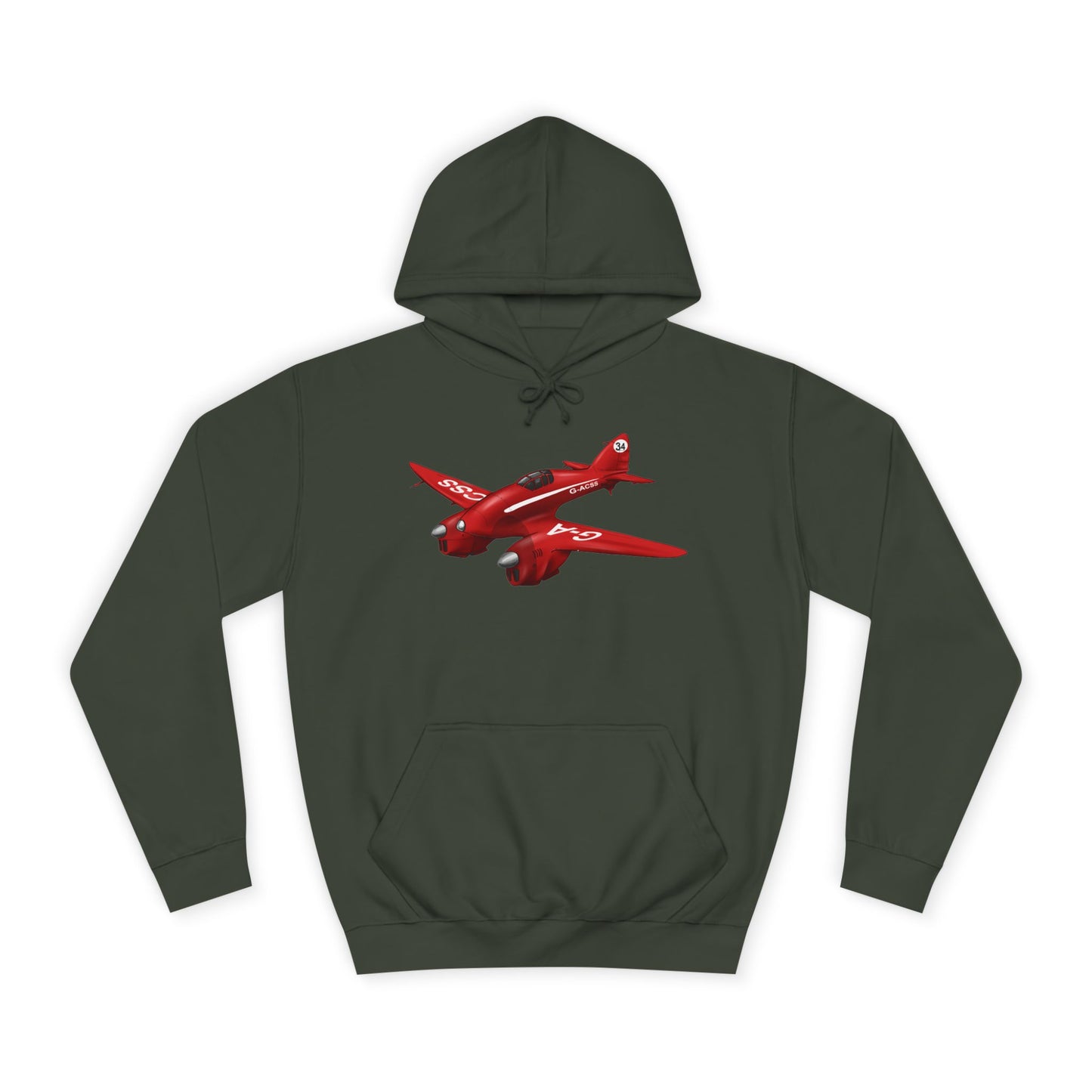 Historic Comet Racer  - Historic Aircraft Hoodie