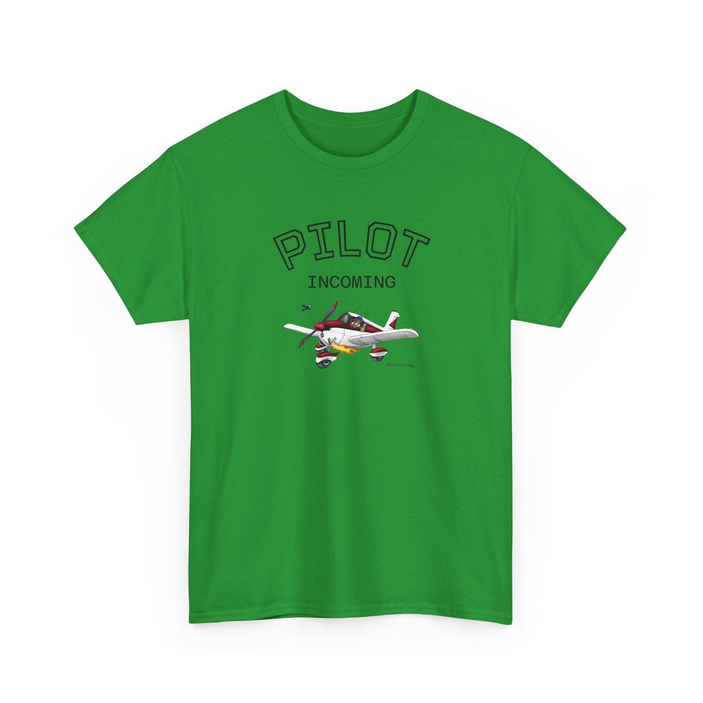 Pilot Incoming T-Shirt – Vintage Airplane Graphic Tee for Aviators & Flight Enthusiasts
