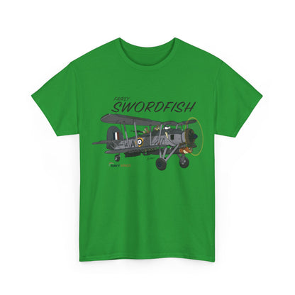 Swordfish Vintage Biplane T-Shirt — WWII Aircraft Aviation Tee