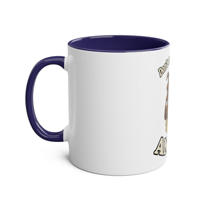 Bulldog Pilot Two-Tone Coffee Mugs, 11oz - Funky Aviation