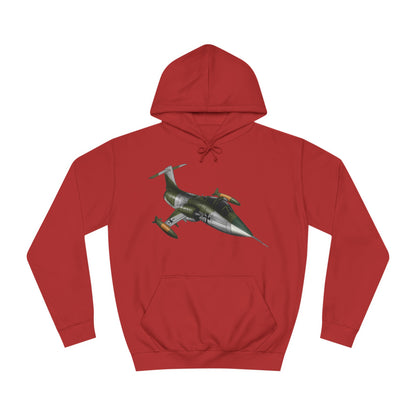 Starfighter Aircraft Design Unisex College Hoodie - Funky Aviation