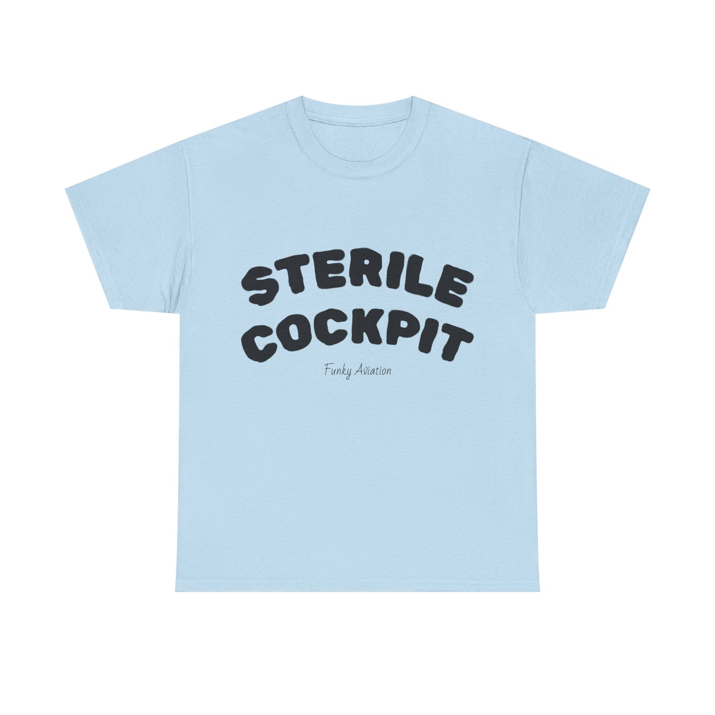 Sterile Cockpit Graphic Tee — Funny Aviation Pilot T-Shirt