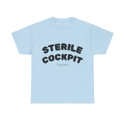 Sterile Cockpit Graphic Tee — Funny Aviation Pilot T-Shirt