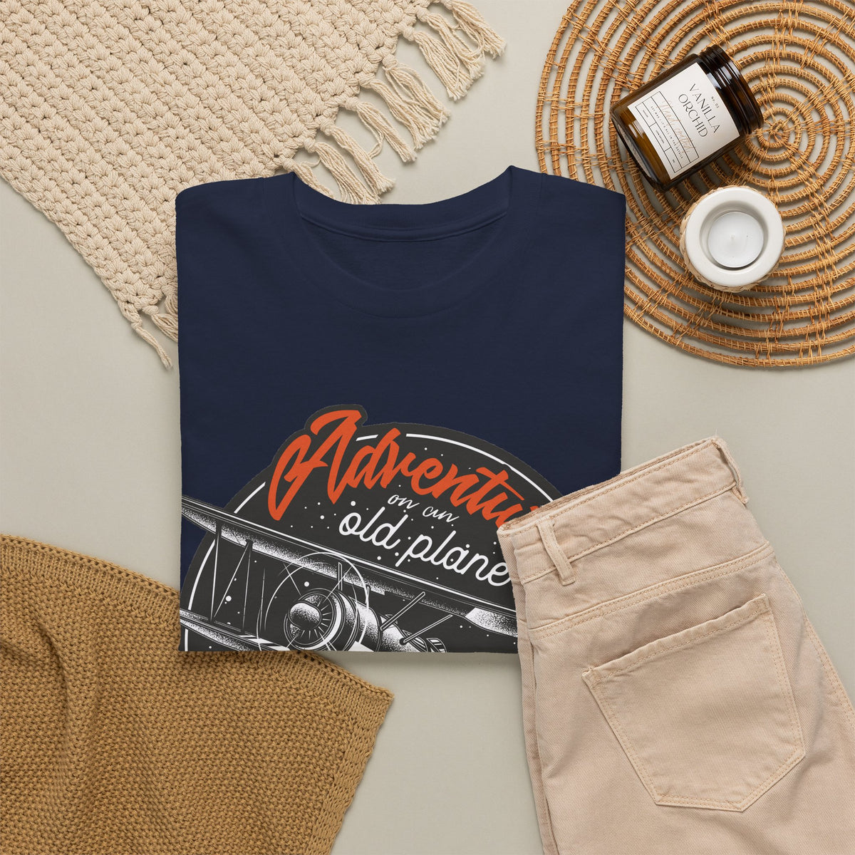 Adventure Airplane Vintage Aviation T-Shirt