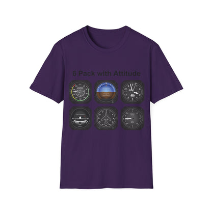 Aviator 6 Pack Unisex T-Shirt - Attitude Collection