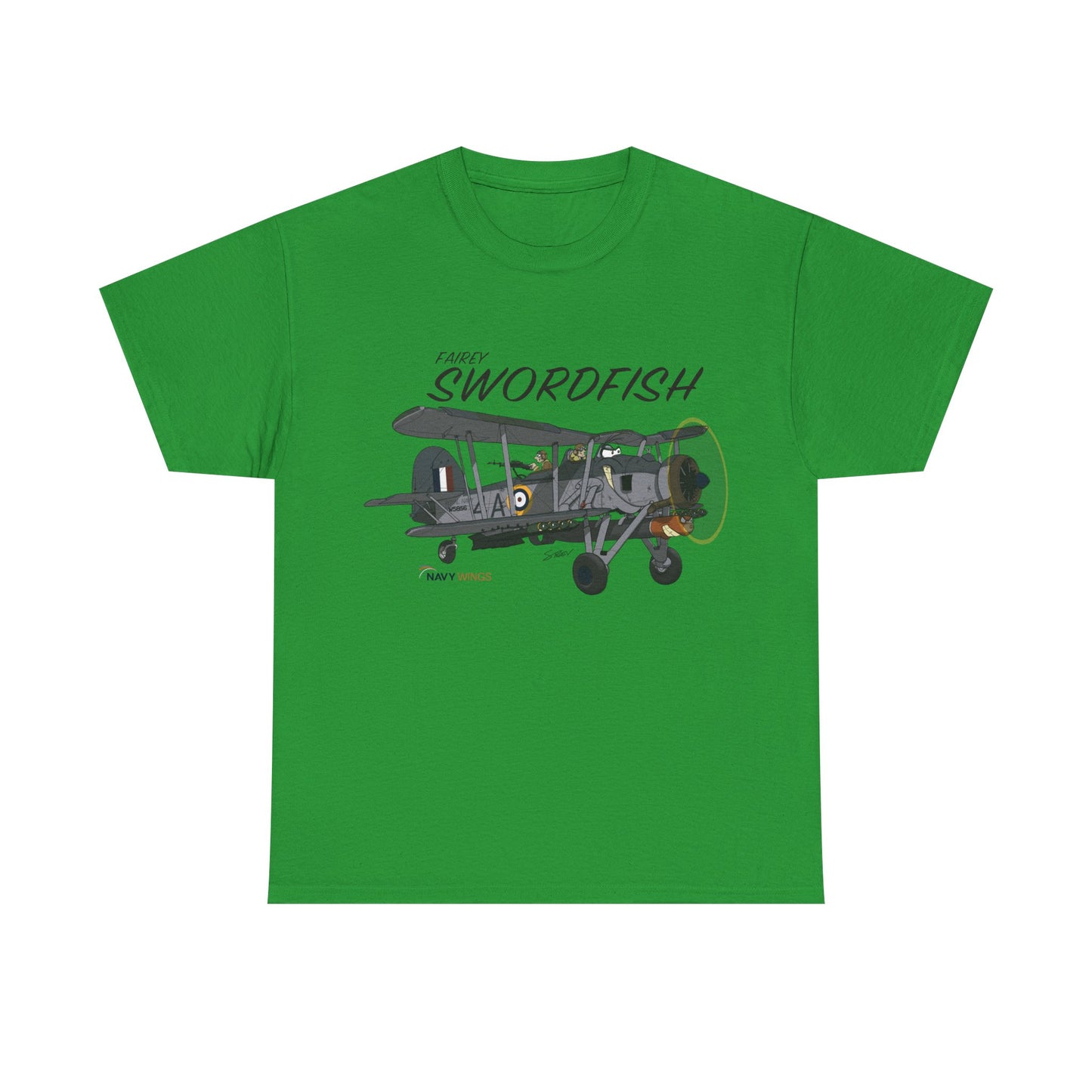 Swordfish Vintage Biplane T-Shirt — WWII Aircraft Aviation Tee