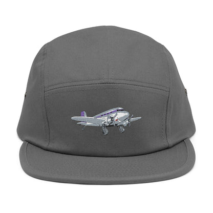 Vintage DC3 Dakota Embroidered 5-Panel Cap