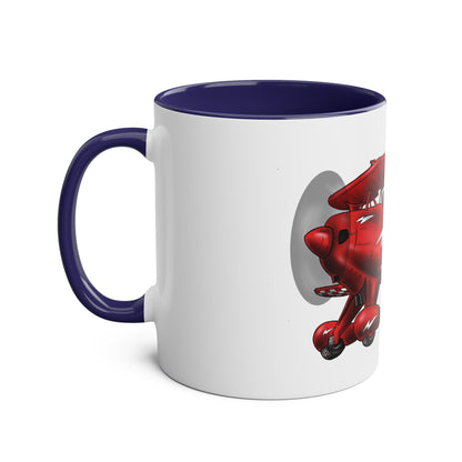 Pitts Special Aerobatic Two-Tone Coffee Mugs, 11oz