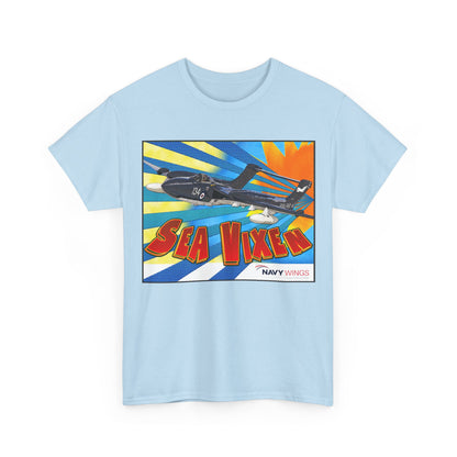Sea Vixen Jet T‑Shirt — Vintage Navy Aircraft Retro Graphic Tee