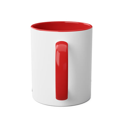 Vulcan Bomber Two-Tone Coffee Mugs, 11oz - Funky Aviation