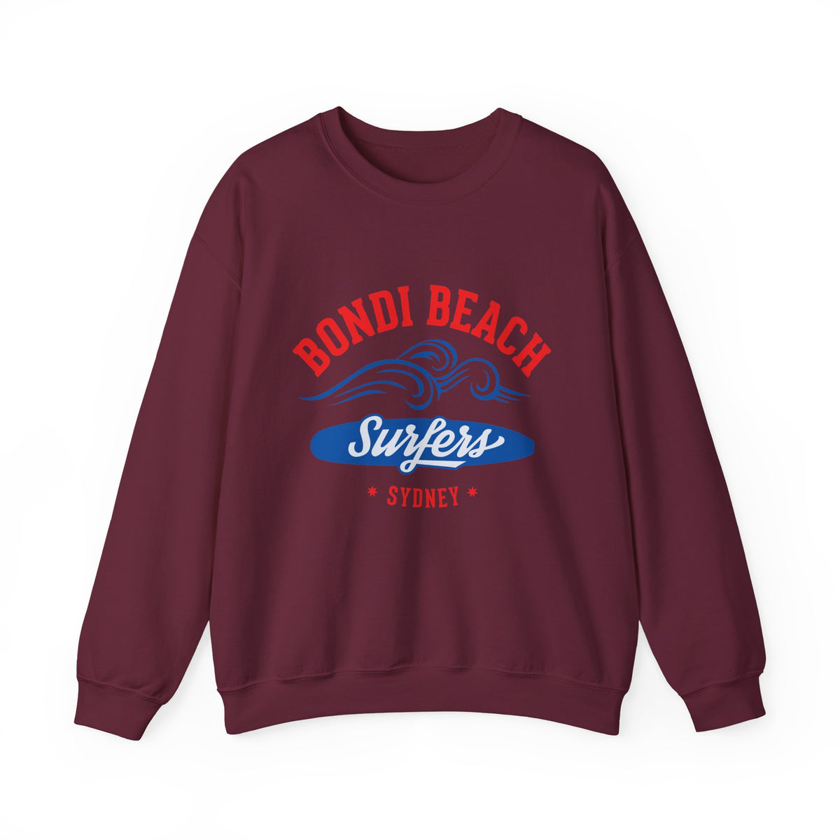 Bondi Beach Surfers Sydney Crewneck Sweatshirt