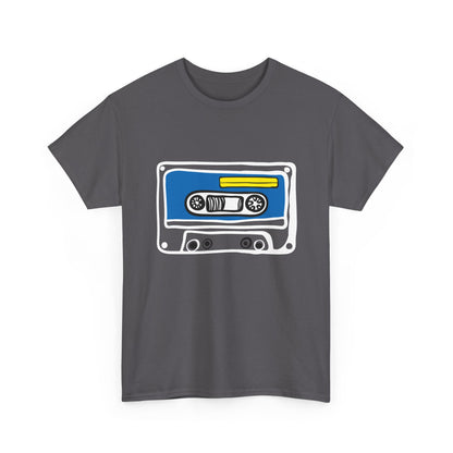 Retro Cassette Tape Graphic T-Shirt — 80s Music Vintage Tee