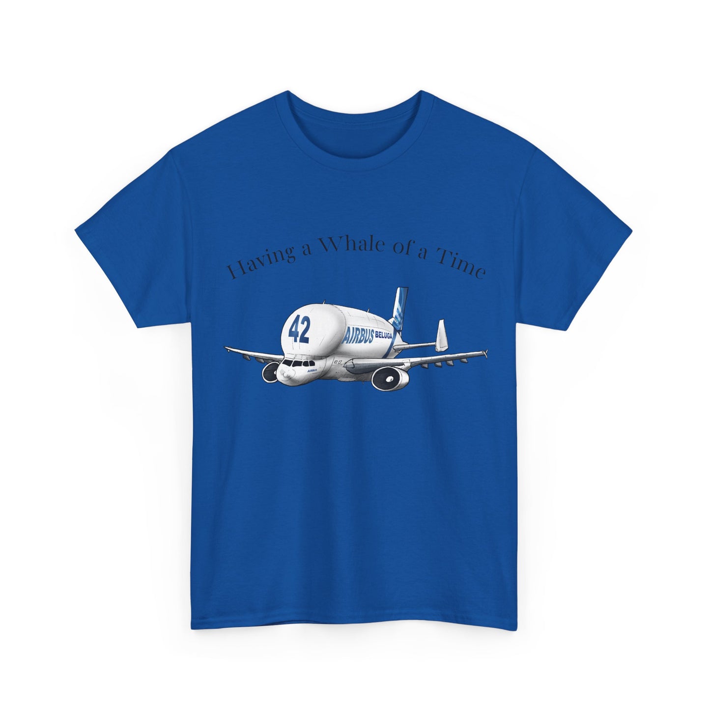 Having a Whale of a Time Beluga Heavy Cotton Tee