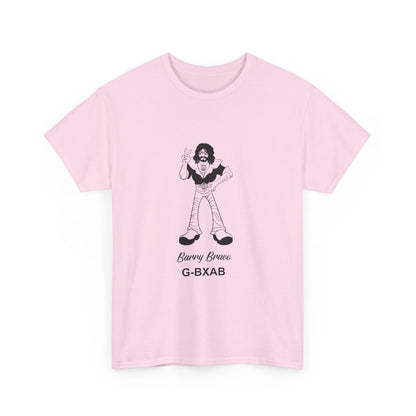 Tee Barry Bravo Piper PA28 Aircraft Retro Cartoon Design Unisex Heavy Cotton