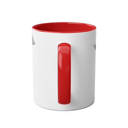 Ikarus C42 Two-Tone Coffee Mugs, 11oz - Funky Aviation
