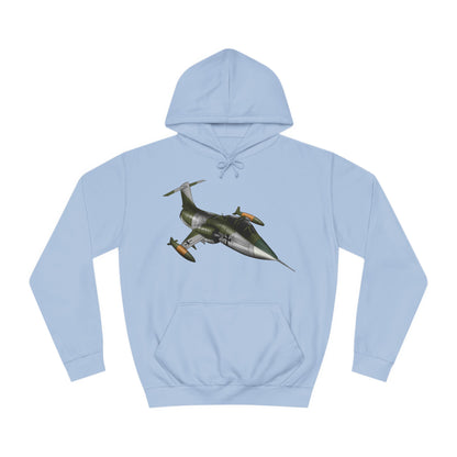 Starfighter Aircraft Design Unisex College Hoodie - Funky Aviation