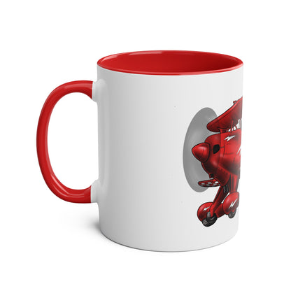 Pitts Special Aerobatic Two-Tone Coffee Mugs, 11oz