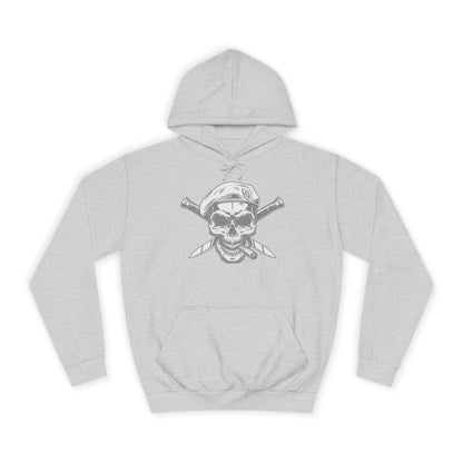 Combat Skull Cigar Design - Hoodie