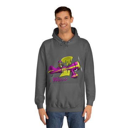 Waco Retro Aircraft Unisex College Hoodie - Funky Aviation