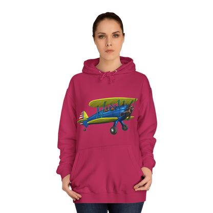 Boeing Stearman Unisex College Hoodie - Funky Aviation