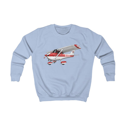 Kids Sweatshirt LAC Cessna Team High Wing Aeroplane Design