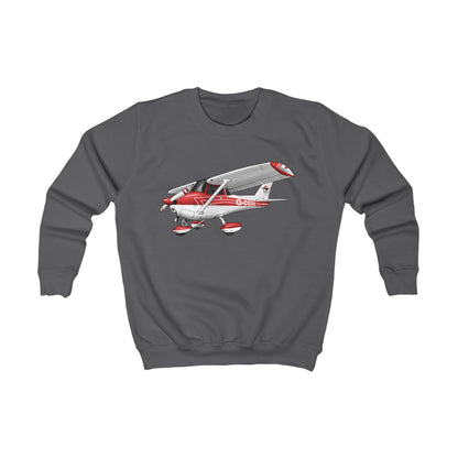 Kids Sweatshirt LAC Cessna Team High Wing Aeroplane Design