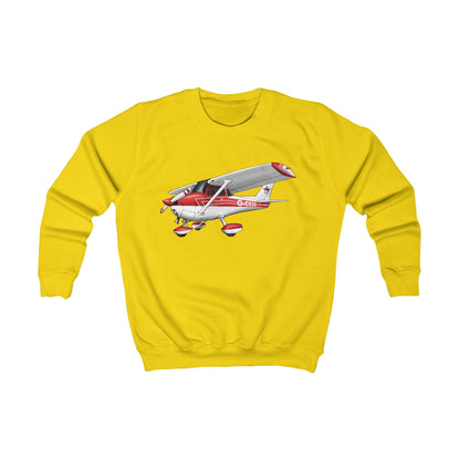 Kids Sweatshirt LAC Cessna Team High Wing Aeroplane Design
