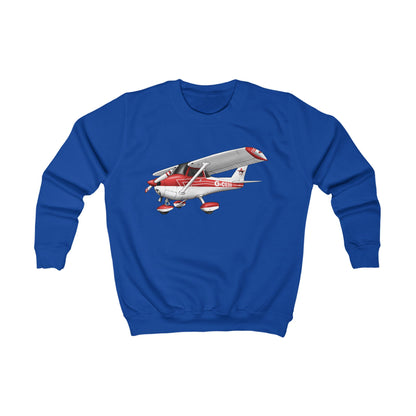 Kids Sweatshirt LAC Cessna Team High Wing Aeroplane Design