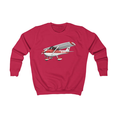Kids Sweatshirt LAC Cessna Team High Wing Aeroplane Design