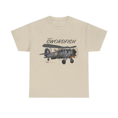 Swordfish Vintage Biplane T-Shirt — WWII Aircraft Aviation Tee