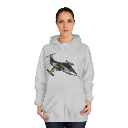 Starfighter Aircraft Design Unisex College Hoodie - Funky Aviation