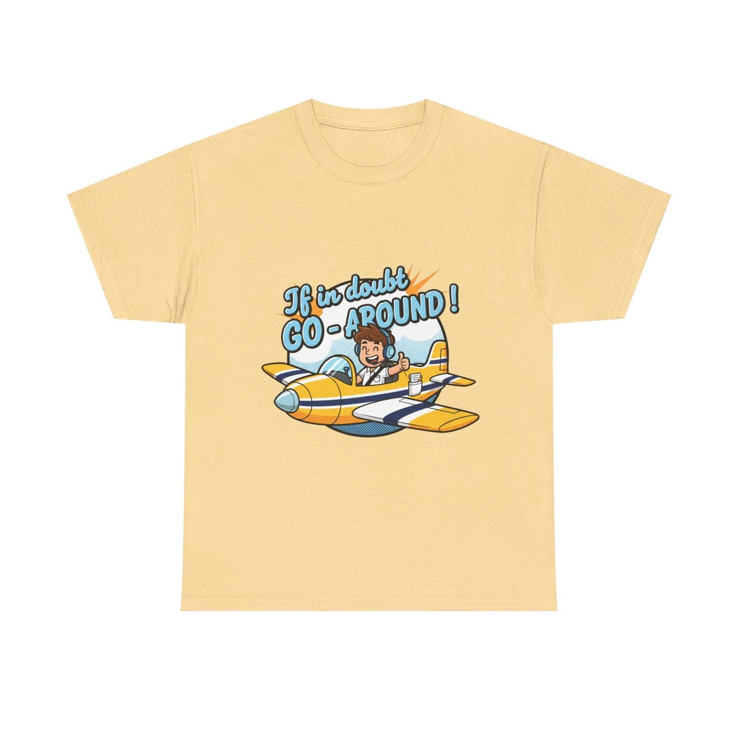 "If in Doubt, Go Around" Pilot Plane T‑Shirt