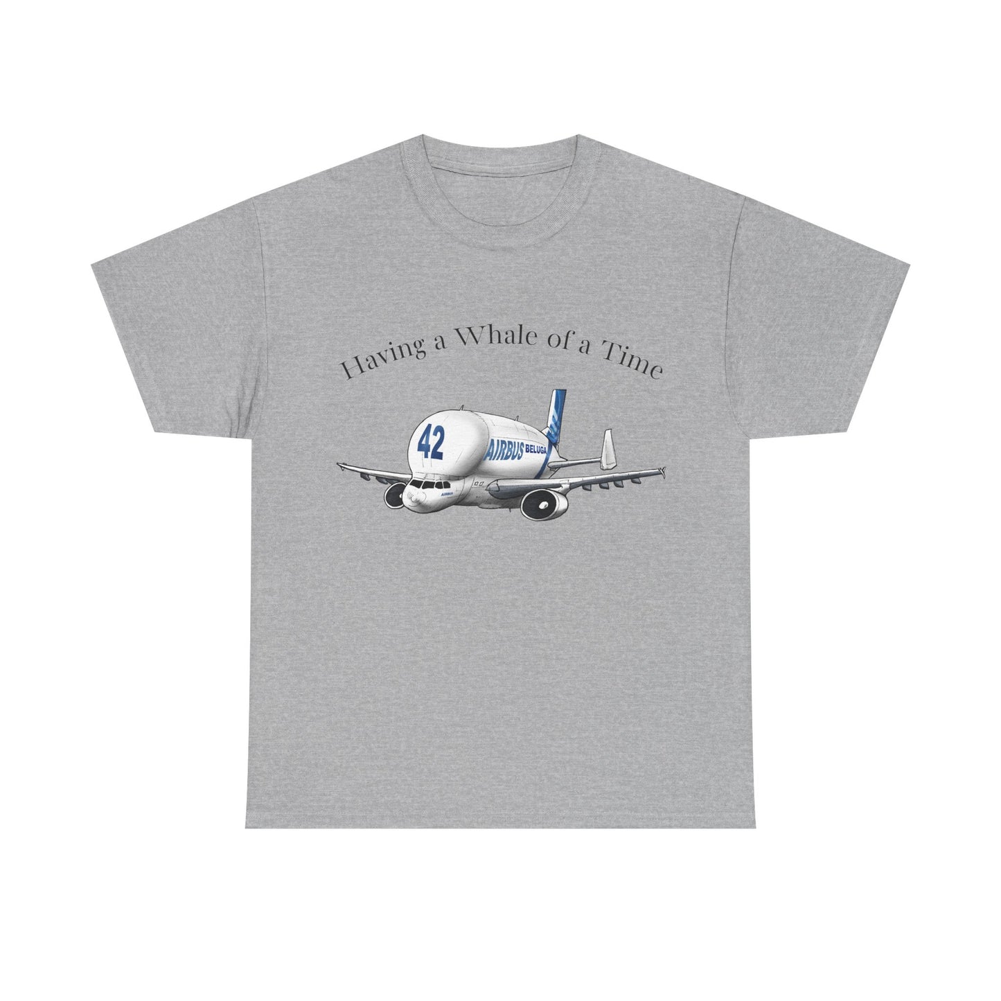 Having a Whale of a Time Beluga Heavy Cotton Tee