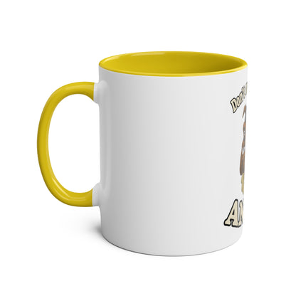 Bulldog Pilot Two-Tone Coffee Mugs, 11oz - Funky Aviation