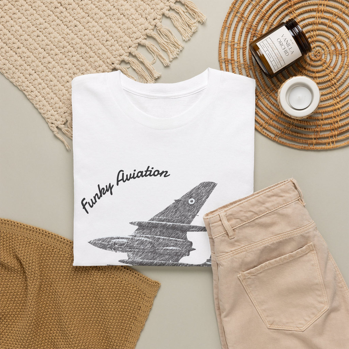 Funky Aviation Sea Vixen Vintage Aircraft T-Shirt