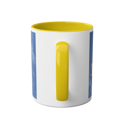 Vintage Nimrod Two-Tone Coffee Mugs, 11oz - Funky Aviation