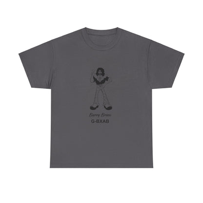 Tee Barry Bravo Piper PA28 Aircraft Retro Cartoon Design Unisex Heavy Cotton