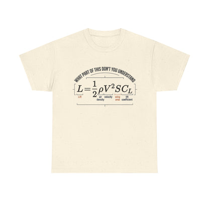 Lift Formula T-Shirt – “What Part of This Don’t You Understand?” Tee