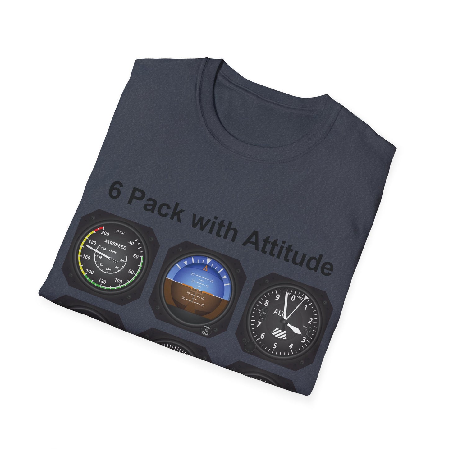 Aviator 6 Pack Unisex T-Shirt - Attitude Collection