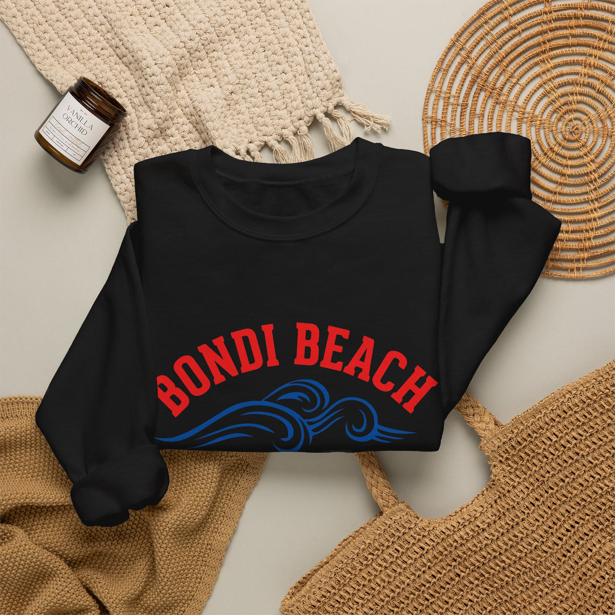 Bondi Beach Surfers Sydney Crewneck Sweatshirt