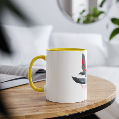 Eurostar EV07 Captain Cool Two-Tone Coffee Mugs, 11oz - Funky Aviation