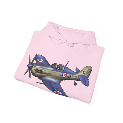 Seafire Spitfire design Unisex Heavy Blend™ Hooded Sweatshirt - Funky Aviation