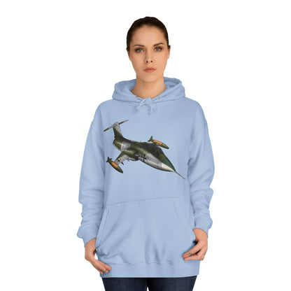 Starfighter Aircraft Design Unisex College Hoodie - Funky Aviation
