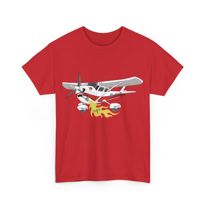Cessna Unisex Tee Hand Drawn Aviation Design