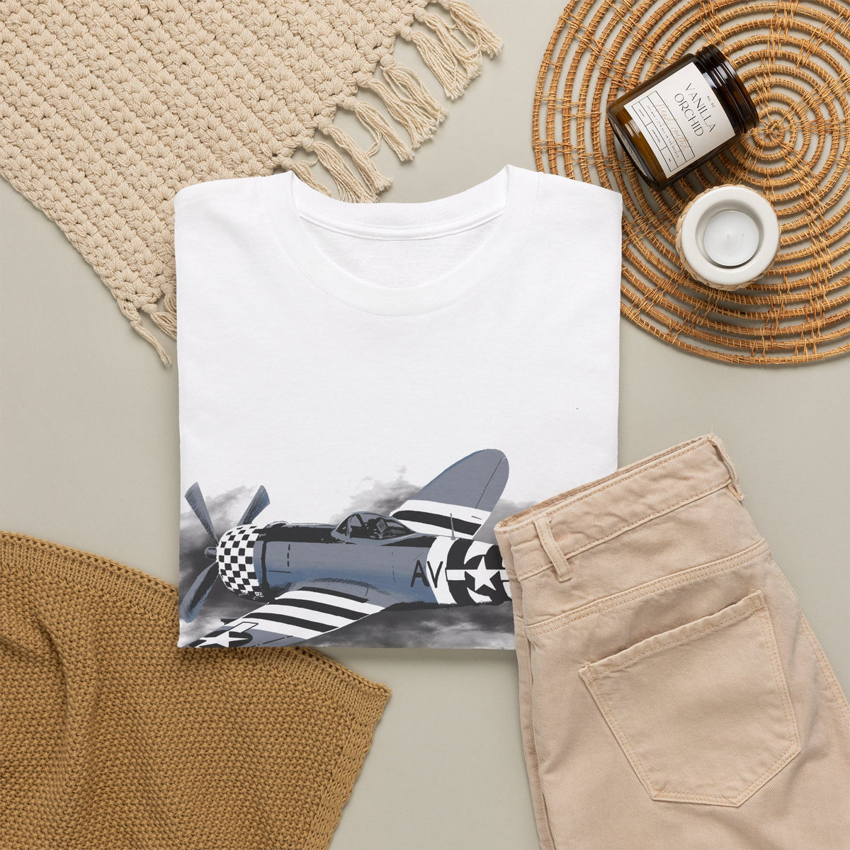 Vintage Airplane Graphic T-Shirt