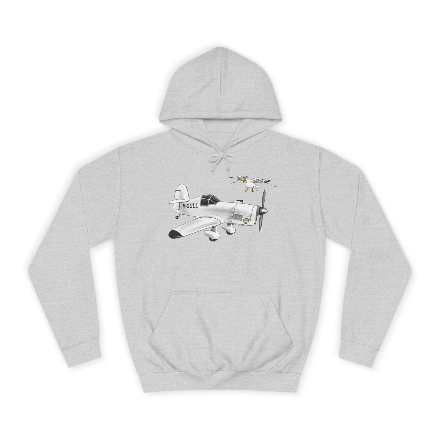 Vintage Mew Gull Hoodie - Historic Racing Aircraft Design