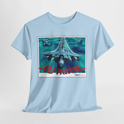 Harrier Jump Jet Vintage Navy Airplane T-Shirt — Retro Military Aviation Tee