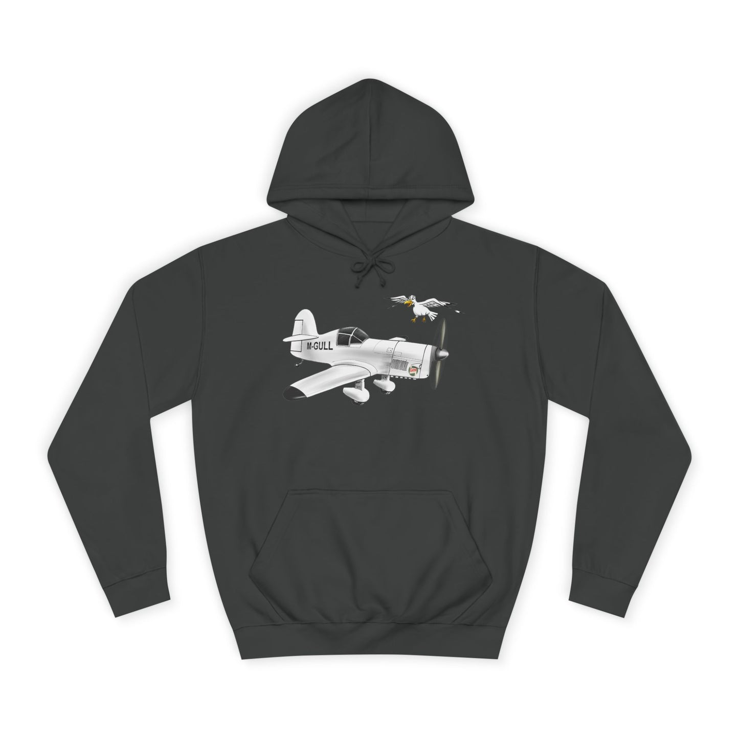 Vintage Mew Gull Hoodie - Historic Racing Aircraft Design